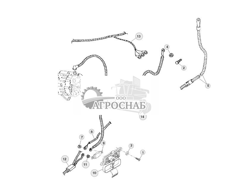 ЖГУТ ПРОВОДОВ (ПИТАНИЕ КАБИНЫ) - ST395321 448.jpg